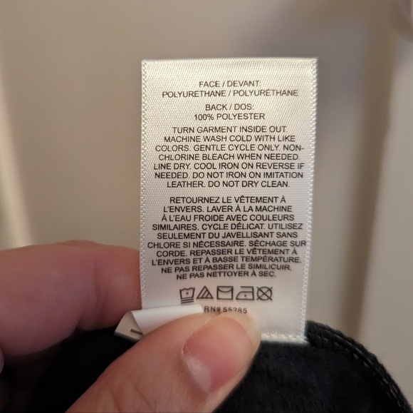 Express Faux Wrap Leather Skirt NWOT - Picture 7 of 7